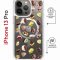 Чехол-накладка Apple iPhone 13 Pro (610630) Kruche PRINT Cake