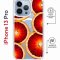 Чехол-накладка Apple iPhone 13 Pro (610630) Kruche PRINT Orange
