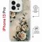 Чехол-накладка Apple iPhone 13 Pro (610630) Kruche PRINT Белая роза
