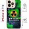 Чехол-накладка Apple iPhone 13 Pro (610630) Kruche PRINT Toxic