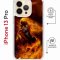 Чехол-накладка Apple iPhone 13 Pro (610630) Kruche PRINT Конь огонь