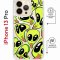 Чехол-накладка Apple iPhone 13 Pro (610630) Kruche PRINT Инопланетянин