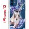 Чехол-накладка iPhone 12/12 Pro Kruche Print Грация