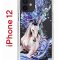 Чехол-накладка iPhone 12/12 Pro Kruche Print Грация