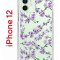 Чехол-накладка iPhone 12/12 Pro Kruche Print Сакура