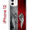 Чехол-накладка iPhone 12/12 Pro Kruche Print Крылья