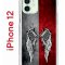 Чехол-накладка iPhone 12/12 Pro Kruche Print Крылья