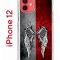 Чехол-накладка iPhone 12/12 Pro Kruche Print Крылья