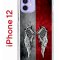 Чехол-накладка iPhone 12/12 Pro Kruche Print Крылья