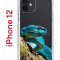Чехол-накладка iPhone 12/12 Pro Kruche Print Змея