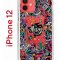 Чехол-накладка Apple iPhone 12  (588925) Kruche PRINT Music
