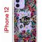 Чехол-накладка Apple iPhone 12  (588925) Kruche PRINT Music