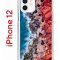 Чехол-накладка Apple iPhone 12  (588925) Kruche PRINT Морской берег