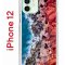 Чехол-накладка Apple iPhone 12  (588925) Kruche PRINT Морской берег