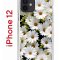 Чехол-накладка iPhone 12/12 Pro Kruche Print Ромашки