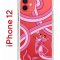 Чехол-накладка iPhone 12/12 Pro Kruche Print Розовая Пантера
