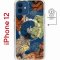 Чехол-накладка iPhone 12/12 Pro Kruche Magnet Print Ягоды и Цветы
