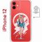 Чехол-накладка Apple iPhone 12  (598886) Kruche PRINT Fashion Girl