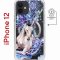 Чехол-накладка Apple iPhone 12  (598886) Kruche PRINT Грация