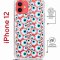 Чехол-накладка Apple iPhone 12  (598927) Kruche PRINT Глаза