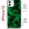 Чехол-накладка iPhone 12/12 Pro Kruche Magrope Print Grass