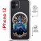 Чехол-накладка Apple iPhone 12  (598927) Kruche PRINT Джокер