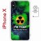 Чехол-накладка Apple iPhone X (598892) Kruche PRINT Toxic