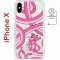 Чехол-накладка Apple iPhone X (598892) Kruche PRINT Розовая Пантера