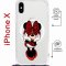 Чехол-накладка iPhone X/XS Kruche Magrope Print Минни