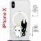 Чехол-накладка Apple iPhone X (598925) Kruche PRINT Angel Demon