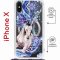 Чехол-накладка iPhone X/XS Kruche Magrope Print Грация