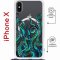 Чехол-накладка Apple iPhone X (598925) Kruche PRINT Щупальца