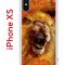 Чехол-накладка iPhone X/XS Kruche Print Лев