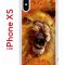 Чехол-накладка iPhone X/XS Kruche Print Лев