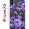 Чехол-накладка iPhone X/XS Kruche Print Roses