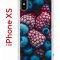 Чехол-накладка iPhone X/XS Kruche Print Fresh berries