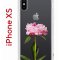 Чехол-накладка iPhone X/XS Kruche Print Пион