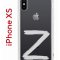 Чехол-накладка iPhone X/XS Kruche Print Zet