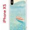 Чехол-накладка Apple iPhone XS (580677) Kruche PRINT озеро цветов
