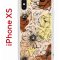 Чехол-накладка Apple iPhone XS (580677) Kruche PRINT Ягоды и Цветы