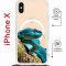 Чехол-накладка Apple iPhone X (598925) Kruche PRINT Змея