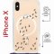 Чехол-накладка iPhone X/XS Kruche Magrope Print Муравьи