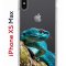 Чехол-накладка iPhone XS Max Kruche Print Змея