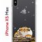 Чехол-накладка Apple iPhone XS Max (580655) Kruche PRINT тигр первый снег