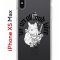 Чехол-накладка iPhone XS Max Kruche Print J-Cat