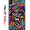 Чехол-накладка Apple iPhone XS Max (580655) Kruche PRINT Colored beast