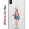 Чехол-накладка iPhone XS Max Kruche Print Fashion Girl