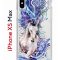 Чехол-накладка iPhone XS Max Kruche Print Грация