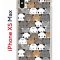 Чехол-накладка iPhone XS Max Kruche Print Медвежата