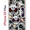 Чехол-накладка iPhone XS Max Kruche Print Angry Cats